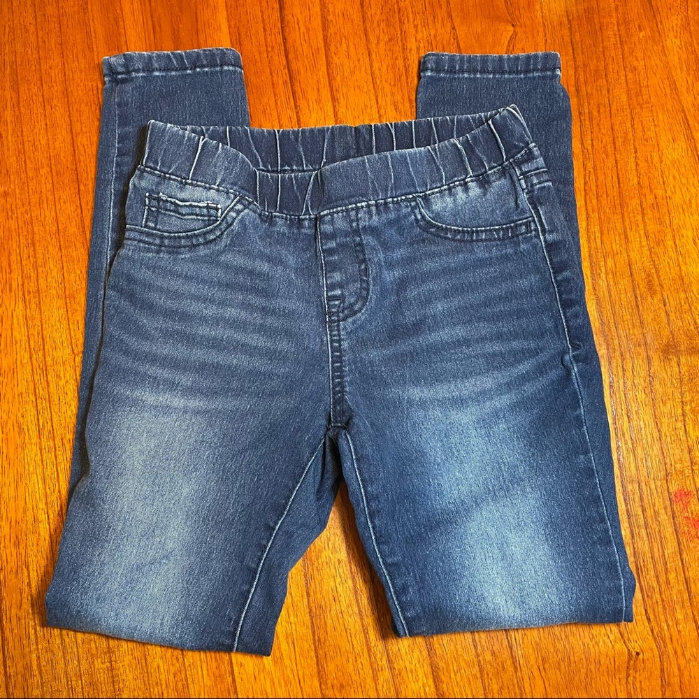 Cat & Jack pull on skinny jeans with faux front pockets